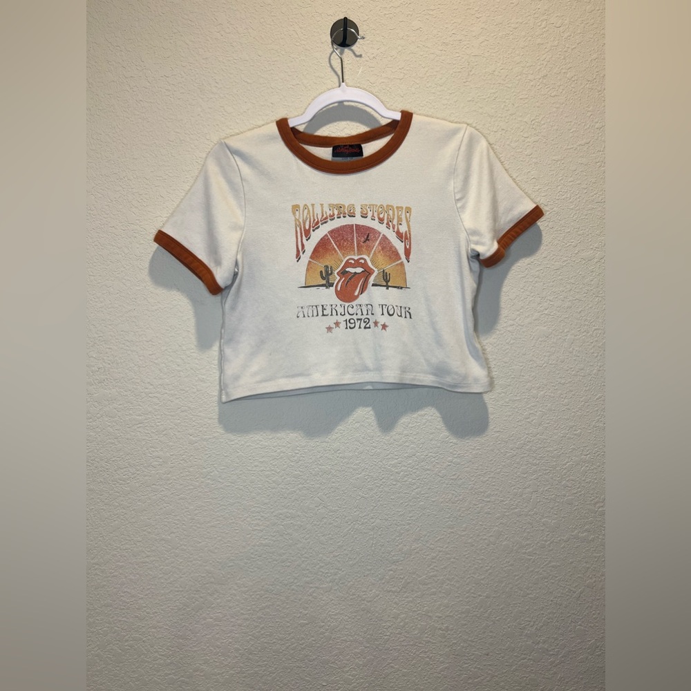 Rolling Stones Crop Top